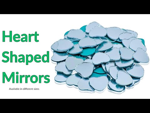 heart shaped mirrors