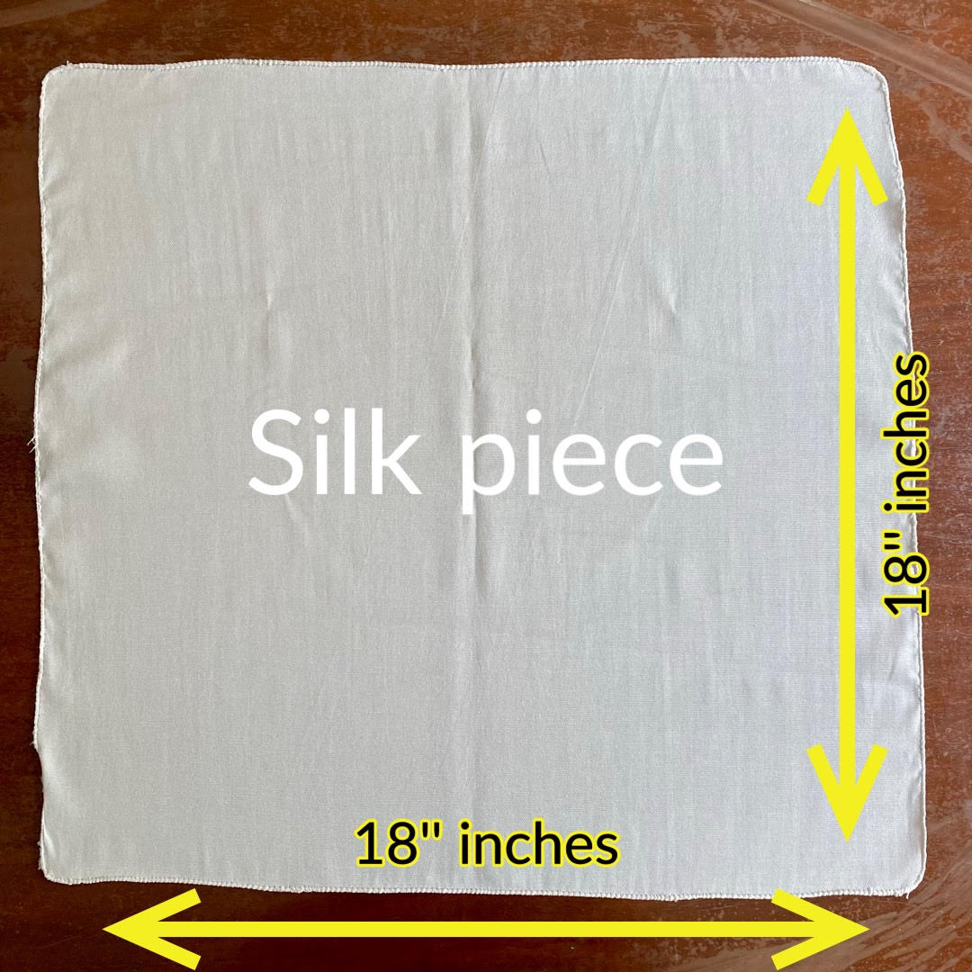 silk cloth piece for fabric painting