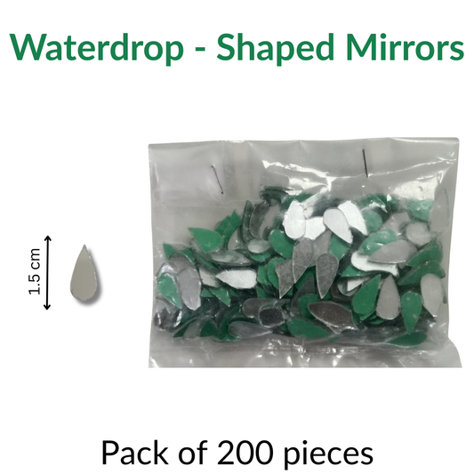 Waterdrop Teardrop shaped Mirrors / Patti Sheesha 