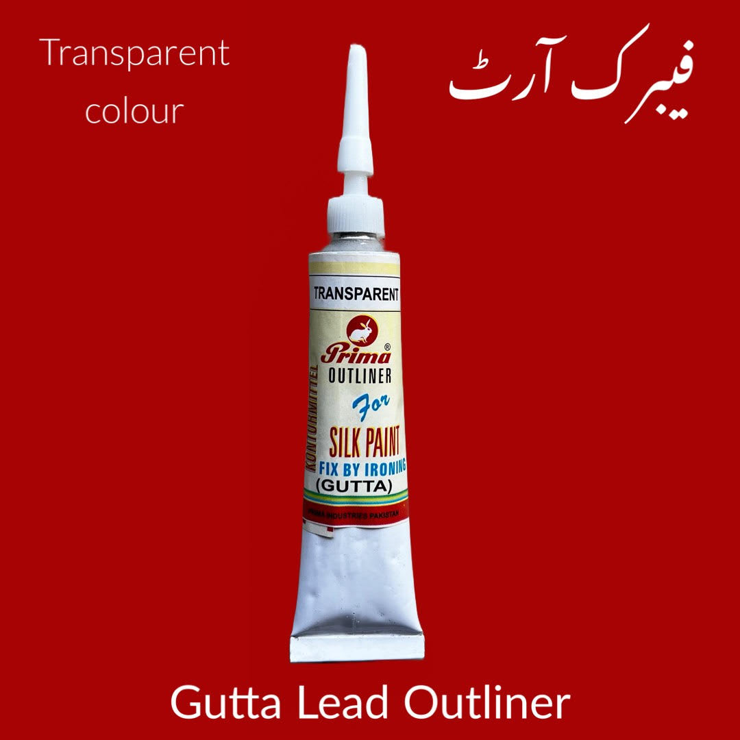 prima tranparent gutta lead outliner for fabric painting